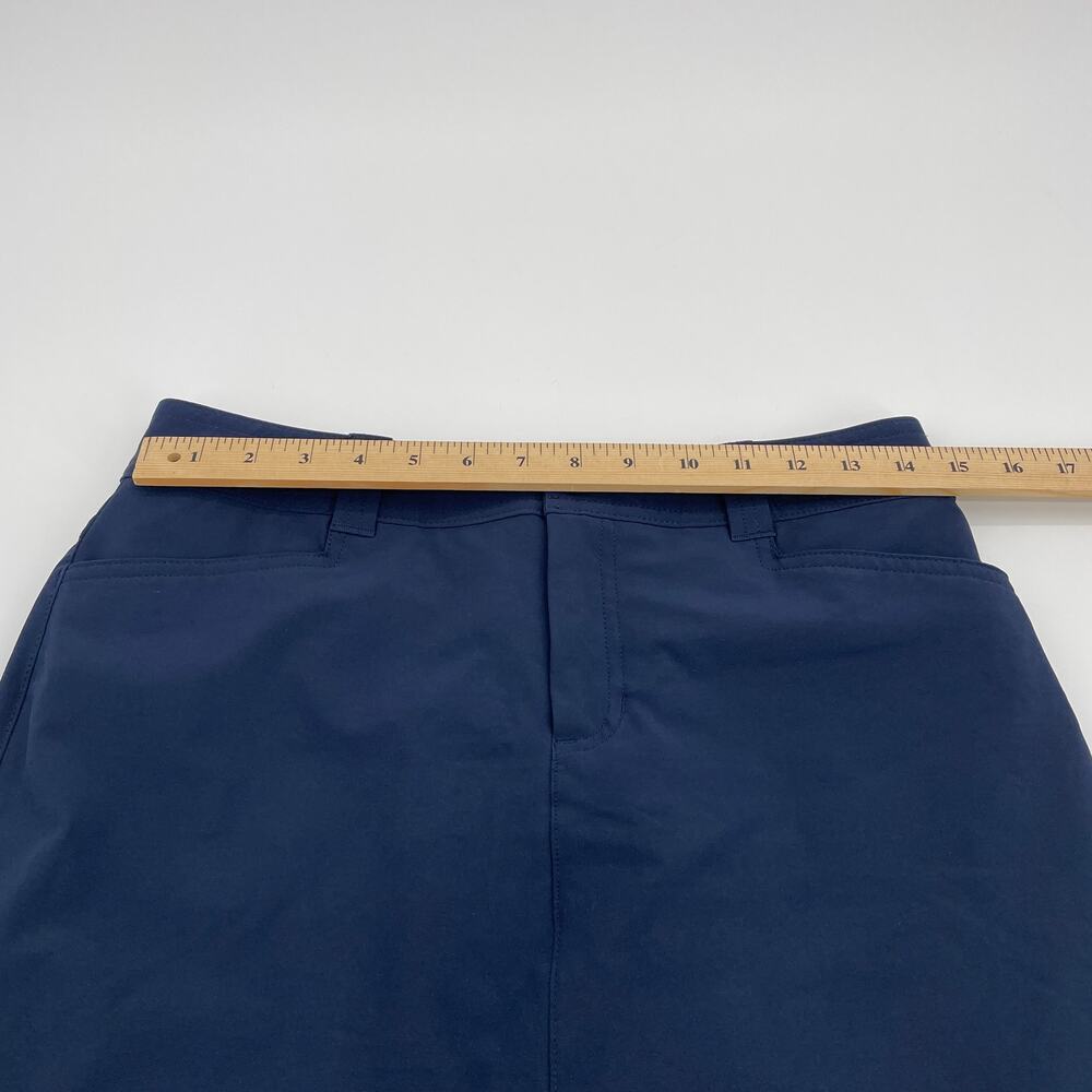 EDDIE BAUER Stretch Mini Skort Womens Size 4 Outdoor Hiking Preppy Skirt Blue - Picture 5 of 8